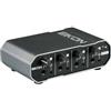 PROEL Eikon HPAMP4 - Amplificatore per Cuffie a 4 canali con Segnale in Ingresso Mono o Stereo, Nero.