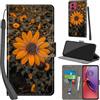 PHINIENLAND Cover per Motorola Moto G84 5G Case PU Pelle Custodia [Kickstand] [Chiusura magnetica] [Slot per Schede], Portafoglio Flip Custodia per Moto G84 5G,Crisantemo