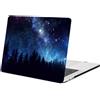 FFBOFFC Cover Compatibile con 2025-2021 Macbook Pro 16 pollici M1 M2 M3 M4 Max A2485 A2780 A2991 A3186 A3403, Custodia Rigido Protettivo con Macbook Pro 16, Foresta cielo stellato