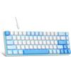MageGee MK-Box 60% Tastiera Meccanica da Gioco Interruttore Blu Rosso