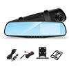 Uinfhyknd 4.3 Pollici DVR per Specchietto Retrovisore Videoregistratore di Guida Lens Dash Camera 1080P IPS Fotocamera Anteriore e Posteriore Dash Cam