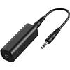 ZEELYDE 1 Pezzo Linea Altoparlante 3.5mm Aux Audio Filtro Rumore Loop di Terra Isolatore di Rumore Audio Isolamento Del Rumore Nero per Car Stereo Home Stereo