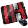 csm informatica Tappetino Mouse Pad adatto a Milanista personalizzabile bandiera strisce rossonero