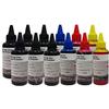 inkjet KIT Ricarica Cartucce 12 Flaconi 100ml inchiostro colori universale per Brother, Canon, Epson, HP, LEXMARK, XEROX, DELL.