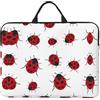 ZHAOUR Seven Star Ladybird - Custodia per computer portatile da 14, con manico e cerniera, ideale per viaggi, lavoro e ufficio