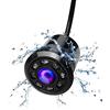 MotorMinds Telecamera di retromarcia per auto, universale, impermeabile, 18,5 mm, HD, 1080P, grandangolare da 170°, con visione notturna a 8 LED, per auto, SUV, camper, camion, furgoni, camper