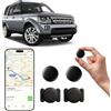 ZVD GPS Tracker Per Auto,Localizzatore Per Animali Domestici,Gps Auto Localizzatore Con App,GPS Tracker Compatibile Con Ios, Auto, Animali Domestici (2PC Neri)
