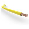 AUPROTEC Cavo elettrico unipolare 2.5 mm² Filo elettrico per auto moto autocarro 5m o 10m selezione: (5m metri 2.5 mm² filo di rame, giallo)
