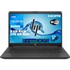 HP 250 G9 Notebook Laptop Portatile 15,6 Pollici - Processore Celeron Intel N4500-8GB RAM - 256 GB SSD - FreeDos