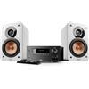 Teufel Ultima 20 KOMBO 2 - Sistema HiFi Stereo Compatto con CD, Bluetooth, USB, Radio Digitale DAB+, Radio FM, Streaming Musicale, Bass Reflex (Bianco)