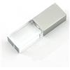 SXBan 32 GB USB 2.0 Flash Drive Cristallo Blu Luce LED Trasparente Penna di Vetro Carino Mini Memory Stick Thumb Drives Pendrive Regalo