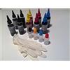 SOLOSHOPITALIA KIT Ricarica Cartucce 10 Flaconi 100ml inchiostro colori universale + ACCESSORI RICARICA per Brother, Canon, Epson, HP, LEXMARK, XEROX, DELL
