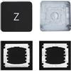 CTBDZ Copri chiave individuale con cerniera di ricambio per MacBook Pro 13 15 modello A1706 A1707 A1708 2016-2017 anno (chiave Z)
