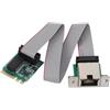 VBESTLIFE Scheda di Rete Ethernet M.2 2.5G, Scheda Gigabit Ethernet RJ45 A Porta Singola 2.5G/1G/100Mbps da M.2 A E A RTL8111H per PC Desktop, per 7, 8, 10, 11, per Linux