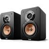 Teufel Ultima 20 - Diffusori da scaffale HiFi, compatti e potenti, Phase-Plug, suono e bassi precisi, sistema a 2 vie, struttura bass reflex - Nero