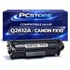 PcStore Toner Q2612A Compatibile HP 12A e Canon FX10 - Cartuccia per HP LaserJet 1010 1012 1015 1020 1022 3015 3020 3050 - Canon LBP2900 MF4010 MF4150 - Nero Alta Resa