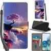 PHINIENLAND Cover per Samsung Galaxy S20 Plus PU Pelle Custodia Flip Montagna