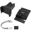HOgardenME Supporto di navigazione per telefono da moto con ricarica USB per BMW K1600B, K1600GT, K1600GTL 2011 2020, staffa in ABS per tenere saldamente il dispositivo