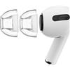 RFUNGUANGO nuovi tappi auricolari trasparenti 1 paio, compatibili con AirPods Pro di seconda generazione/tappi auricolari sostitutivi di prima generazione, (Grande)
