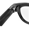 hellibito AI Smart Camera Occhiali per Uomo Donna, Fotografia 4K, Registrazione Video HD 1080P, Traduzione in Tempo Reale, Audio Open Ear (Montatura Nera-Lente Nera)