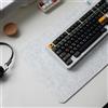 Surwin Tappetino per Mouse Grande Tappetini Mouses Gaming Tappetino Mouse da Tavolo xxl Feltro Tappeti Mousepad Base in Gomma Antiscivolo (Grigio chiaro,800x400mm)