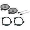 Superauto hi-fi Hertz K165 K 165 KIT ALTOPARLANTI DUE VIE CASSE AUTO 165 mm + supporti casse compatibile con PEUGEOT 207 Anteriore 165 cm