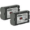 vhbw 2x batteria sostituisce Panasonic CGR-D220E/1B, CGR-D28, CGR-D28A, CGR-D28A/1B per videocamera camcorder (900mAh, 7,2V, Li-Ion)