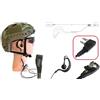 SIRIO antenne HAM-WAY EG-02C MICRO-AURICOLARE CON SUPPORTO CAVO SPIRALATO PER KENWOOD/WOUXUN/POLMAR/BAOFENG