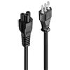 New Net - Cavo di Alimentazione 2 m, Nero Alimentazione PC - IT Spina con Tripolar Power 200cm Universale per Caricabatterie 3 poli tripolare Dell ASUS HP Toshiba Lenovo Acer Samsung Fujitsu Sony