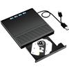 Psdndeww 7 Porte Disco Esterno Porta USB Slot per Schede USB 3.0 Portatile Disk Drive Lettore Masterizzatore Lettore Scrittore