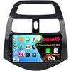 Wuufake Autoradio stereo Android 15 da 9 pollici per Chevrolet Spark 2010-2014 con Carplay wireless e Android auto Bluetooth WIFI Backup AHD(8Core(4+64GB))