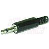 Calli Jewels Saver 10pcs connettori da 3.5 mm adattatore mono maschio spinotto delle cuffie jack audio saldare nero