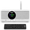 Ferguson - Radio Internet DAB+ Wi-Fi - Regent i351s Spotify Connect/AUX/USB/Bluetooth - Radio Bluetooth: altoparlante, Hi-Fi, FM - Doppia sveglia, telecomando - IN/OUT singolo - (bianco)