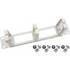 HMF 63353-07 Pannello di smistamento per armadio server | 10 pollici | 1 U | 3 staffe di guida | Grigio chiaro