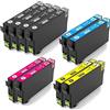 E-print Cartucce Compatibili con Epson 405XL Trolley per Stampanti Epson EXPRESSION HOME WORKFORCE WF 7830DTWF, WORKFORCE WF 7835DTWF, WORKFORCE (Confezione 10 cartucce)
