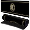 Head Case Designs Licenza Ufficiale AC Milan Nero & Oro Logo Cresta 23.62 x 11.81 x 0.12 Inches (600 x 300 mm) - L Tappetino per Mouse E Scrivania da Ufficio per Giochi Tastiera PC