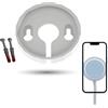 3DHerb Supporto da parete di 3DHerb compatibile con Apple MagSafe Charger Wireless Pad - Case, supporto compatibile con iPhone 14 12 13 Mini Pro Max con viti senza caricatore..