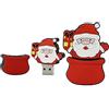 OneSquareCore 32GB Babbo Natale Shape USB Flash Drive USB 2.0 Stick Flash Disco Thumb Drive U Disco Pen Drive USB 2.0 Stick PenDrive USB Drive Memory Stick di archiviazione esterna Disco USB (Rosso)