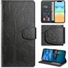 Aisenth Cover per Samsung Galaxy S10 Lite (SM-G770F/DS), Albero della Vita Modello Custodia in PU Pelle Portafoglio Cover protettiva con Funzione Supporto, 2 Slot per schede - Nero