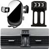 Kacarx Porta Cellulare Auto Per Volkswagen Passat/CC accessori [Solo compatibile con VW Passat B6,B7 anni 2005-2014 e CC anni 2008-2016] Rotativo 360°、Funzionamento a una mano、Facile da installare