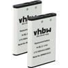vhbw 2x batteria compatibile con Yaesu VX3 radio (1500mAh, 3,7V, Li-Ion)