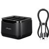 Generic Nuovo per insta360 Ace Pro 2 Camera Charge Hub Base 3 Canali Con Sd Charger Ace P5l3 Slot Batteria Portatile Scheda Pro2