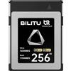 比利图 Scheda di memoria CFexpress B-Type da 256 GB con velocità di lettura fino a 1700 MB/s e velocità di scrittura 1600 MB/s, compatibile con fotocamere Nikon Canon, adatta per registrazione video 4K/8K/6K