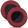 Brainwavz, cuscinetti di ricambio XL in memory foam, adatti per molti altri auricolari grandi - Sennheiser, AKG, HifiMan, ATH, Philips, Fostex, Sony Large Rosso scuro