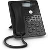SNOM D725 Globale Desk Telefono, 12 SIP Identita, 18 multi colore tasti funzione, supporto VLAN, audio a banda larga, PoE, DSP, 2x Gigabit Ethernet, USB; Nero; 00003916
