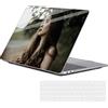 Loyobo Custodia personalizzata compatibile con MacBook Air 13 2022,2021-2018 Release A2337 M1 A2179 A1932, regalo personalizzato e logo aziendale, copertura per dissipazione del calore resistente ai