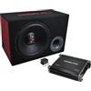 GROUND ZERO GZ BASS KIT 12.300X Basspack Subwoofer + Amplificatore