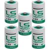 BenjiPower - 5 Batterie LS14250 1/2 AA 3,6 V Li-SOCL2 al Litio
