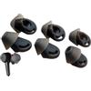 V-MOTA Cuscinetti auricolari di ricambio compatibili con cuffie Plantronics Backbeats Go 410 / Voyager 6200 UC, antiscivolo, in morbido silicone (SML 1 set)
