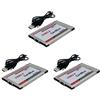 Fegtrty 3X PCMCIA a USB 2.0 CardBus Dual 2 Porte 480M Adattatore Scheda per Laptop PC Computer